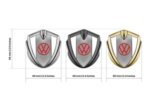 VW Badge Fender Custom Max Disegno Emblema Robusto
